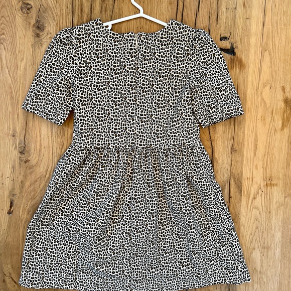 GAP. NWOT. Size M (girls). Leopard print corduroy fit & flare dress. - Picture 7 of 7
